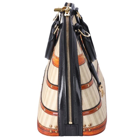 Louis Vuitton Time Trunk Alma PM Satchel Beige Multi - Picture 3 of 10